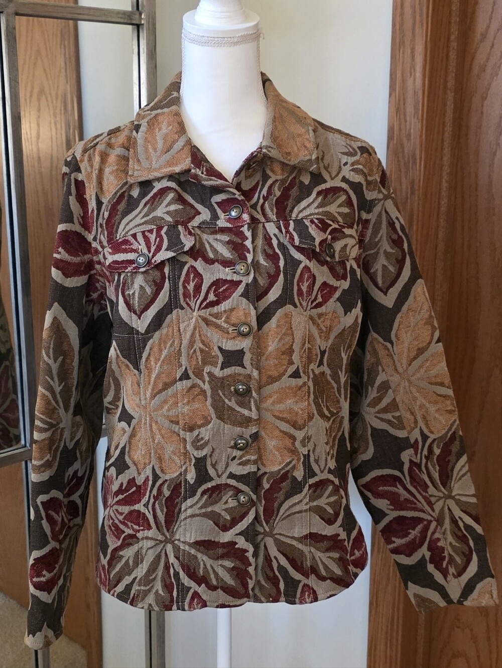 Laura Ashley Tapestry Leaf Jacket